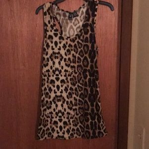 Cheetah Print Tank Top